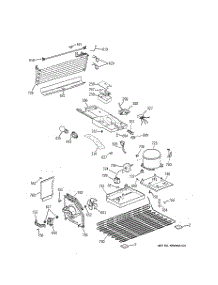 03 - Unit Parts parts for Ge Refrigerator GTH16BBXZLWW from AppliancePartsPros.com
