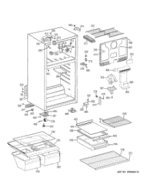 02 - Cabinet parts for Ge Refrigerator CTS18FBSBRBB from AppliancePartsPros.com