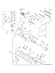 06 - Ice Maker & Dispenser parts for Ge Refrigerator ZISP420DXASS from AppliancePartsPros.com