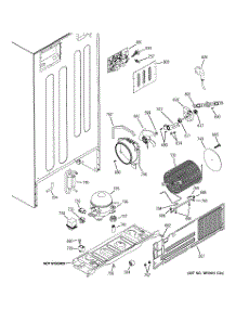 08 - Unit Parts parts for Ge Refrigerator PTE25SBTJRBS from AppliancePartsPros.com
