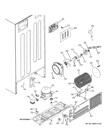 08 - Unit Parts parts for Ge Refrigerator GTE22IBTJRWW from AppliancePartsPros.com