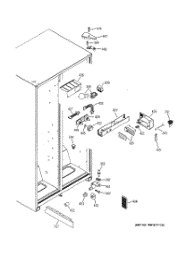 07 - Case Parts parts for Ge Refrigerator PTE25SBTJRSS from AppliancePartsPros.com