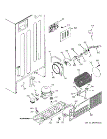 08 - Unit Parts parts for Ge Refrigerator GTE22JBTJRWW from AppliancePartsPros.com