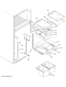 05 - Fresh Food Shelves parts for Ge Refrigerator GTS18KCPYRCC from AppliancePartsPros.com