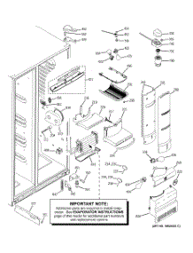08 - Fresh Food Section parts for Ge Refrigerator PSC23PSTBSS from AppliancePartsPros.com