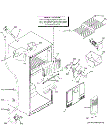 02 - Freezer Section parts for Ge Refrigerator GTS18ICSXRWW from AppliancePartsPros.com