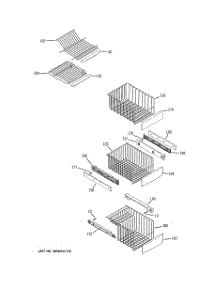 06 - Freezer Shelves parts for Ge Refrigerator PSC25NSWASS from AppliancePartsPros.com