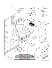 08 - Fresh Food Section parts for Ge Refrigerator PSC25MGTBWW from AppliancePartsPros.com