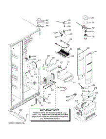 08 - Fresh Food Section parts for Ge Refrigerator PSC23PSWASS from AppliancePartsPros.com