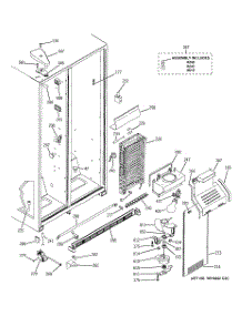 03 - Freezer Section parts for Ge Refrigerator GSS22IBTJWW from AppliancePartsPros.com
