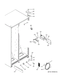 06 - Fresh Food Section parts for Ge Refrigerator GSE20JEWHFWW from AppliancePartsPros.com