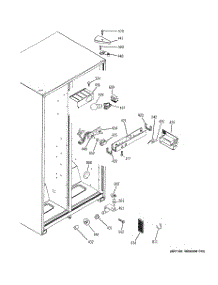 05 - Fresh Food Section parts for Ge Refrigerator GSS20DBTJWW from AppliancePartsPros.com