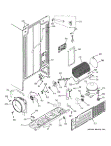 08 - Sealed System & Mother Board parts for Ge Refrigerator GSE22KEWHFWW from AppliancePartsPros.com