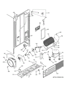 08 - Sealed System & Mother Board parts for Ge Refrigerator GSE22KEWGFSS from AppliancePartsPros.com