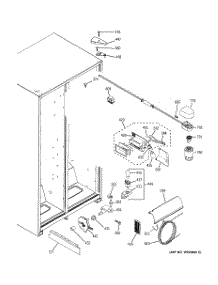 06 - Fresh Food Section parts for Ge Refrigerator GSH25JFXJBB from AppliancePartsPros.com
