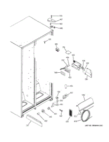06 - Fresh Food Section parts for Ge Refrigerator GSE25KETHFWW from AppliancePartsPros.com