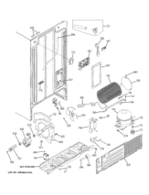 08 - Sealed System & Mother Board parts for Ge Refrigerator BSS25JSTISS from AppliancePartsPros.com