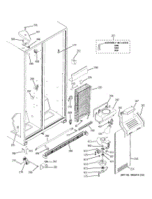 03 - Freezer Section parts for Ge Refrigerator GSH25ISXJSS from AppliancePartsPros.com