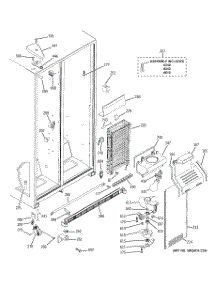 03 - Freezer Section parts for Ge Refrigerator GSE22KEWHFSS from AppliancePartsPros.com