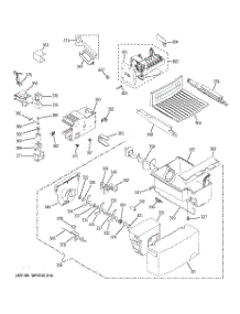 05 - Ice Maker & Dispenser parts for Ge Refrigerator GSE22KEWHFSS from AppliancePartsPros.com