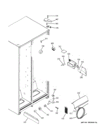 06 - Fresh Food Section parts for Ge Refrigerator GSE22KEWHFSS from AppliancePartsPros.com