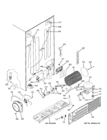 02 - Sealed System & Mother Board parts for Ge Refrigerator PSW26PSTBSS from AppliancePartsPros.com