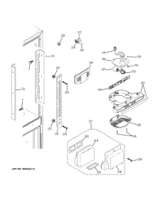 04 - Fresh Food Section parts for Ge Refrigerator GDSC3KCYAWW from AppliancePartsPros.com