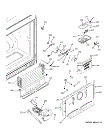 02 - Freezer Section parts for Ge Refrigerator GDSC3KCYABB from AppliancePartsPros.com