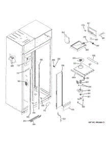 04 - Freezer Section parts for Ge Refrigerator ZISS42GDXASS from AppliancePartsPros.com