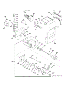 06 - Ice Maker & Dispenser parts for Ge Refrigerator ZISS42GDXASS from AppliancePartsPros.com