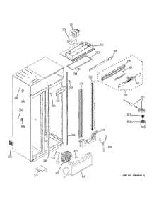 07 - Fresh Food Section parts for Ge Refrigerator ZISS42GDXASS from AppliancePartsPros.com