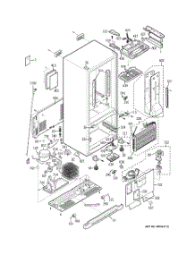02 - Cabinet parts for Ge Refrigerator PDS20SBPALSS from AppliancePartsPros.com