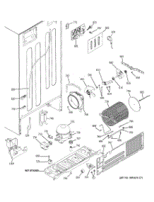 08 - Sealed System & Mother Board parts for Ge Refrigerator PTS25SHRCRBS from AppliancePartsPros.com