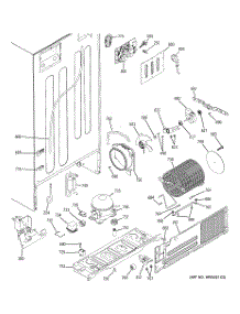09 - Sealed System & Mother Board parts for Ge Refrigerator PTS25LHPARBB from AppliancePartsPros.com