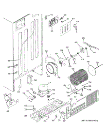 09 - Sealed System & Mother Board parts for Ge Refrigerator PTS25SHRARBS from AppliancePartsPros.com