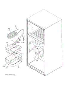 08 - Sealed System & Mother Board parts for Ge Refrigerator PTS25LHSARWW from AppliancePartsPros.com