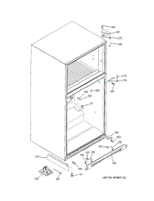 07 - Case Parts parts for Ge Refrigerator PTS25LBMBRCC from AppliancePartsPros.com