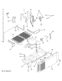 06 - Unit Parts parts for Ge Refrigerator GTS18SBXCRSS from AppliancePartsPros.com