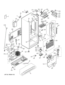 02 - Cabinet parts for Ge Refrigerator PDS22MFWBWW from AppliancePartsPros.com