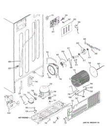 09 - Sealed System & Mother Board parts for Ge Refrigerator PTS25LHSCRBB from AppliancePartsPros.com