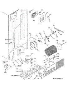 09 - Sealed System & Mother Board parts for Ge Refrigerator PTS22SHSCRSS from AppliancePartsPros.com
