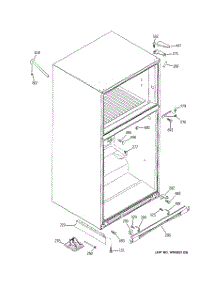 07 - Case Parts parts for Ge Refrigerator PTS22LHSCRCC from AppliancePartsPros.com