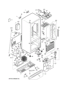 02 - Cabinet parts for Ge Refrigerator GDL22KCWBSS from AppliancePartsPros.com
