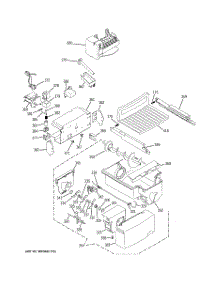 07 - Ice Maker & Dispenser parts for Ge Refrigerator PCE23NHTHFWW from AppliancePartsPros.com