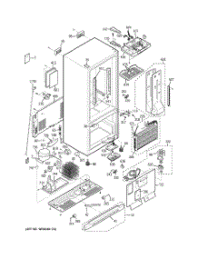 02 - Cabinet parts for Ge Refrigerator GDL22KCWCSS from AppliancePartsPros.com