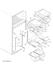 05 - Fresh Food Shelves parts for Ge Refrigerator PTS18SBSXRSS from AppliancePartsPros.com