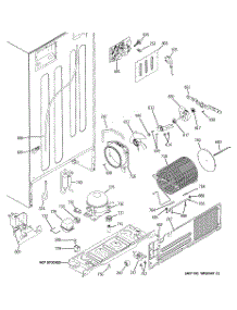 08 - Sealed System & Mother Board parts for Ge Refrigerator PTS22LCSCRCC from AppliancePartsPros.com