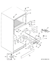 04 - Fresh Food Section parts for Ge Refrigerator GTH18IBXARWW from AppliancePartsPros.com