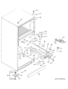 04 - Fresh Food Section parts for Ge Refrigerator GTS18QBTXRWW from AppliancePartsPros.com