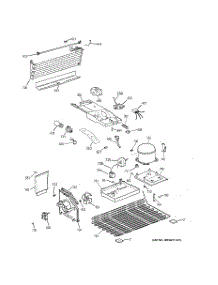 03 - Unit Parts parts for Ge Refrigerator GTS17BBSBRBB from AppliancePartsPros.com